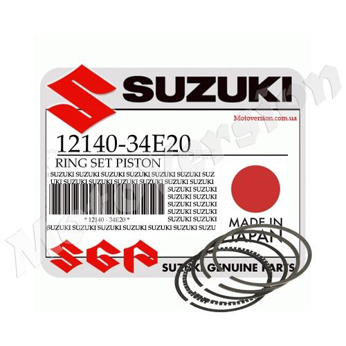 Suzuki 12140-34E20 RING SET,PISTON
