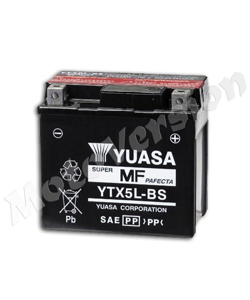 Аккумулятор гел. YUASA YTX5L-BS